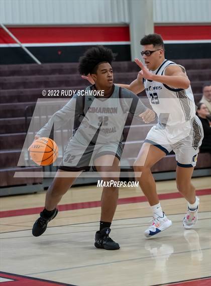 Thumbnail 2 in Cimarron-Memorial vs Oak Ridge (Torrey Pines Holiday Classic Tip-Off)  photogallery.