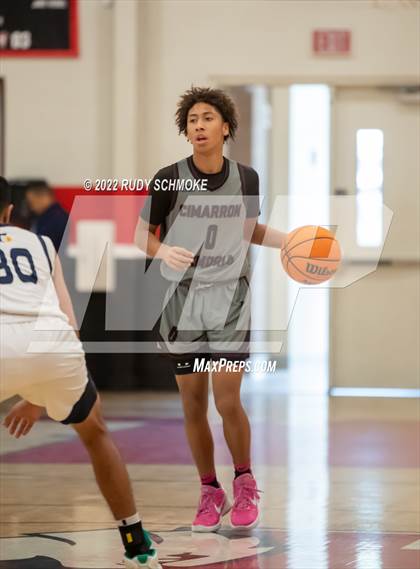 Thumbnail 2 in Cimarron-Memorial vs Oak Ridge (Torrey Pines Holiday Classic Tip-Off)  photogallery.