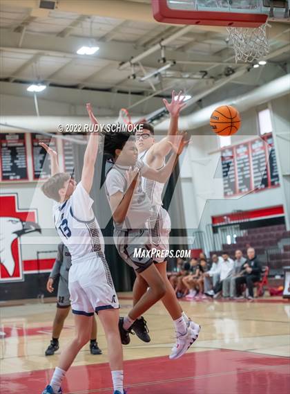 Thumbnail 3 in Cimarron-Memorial vs Oak Ridge (Torrey Pines Holiday Classic Tip-Off)  photogallery.