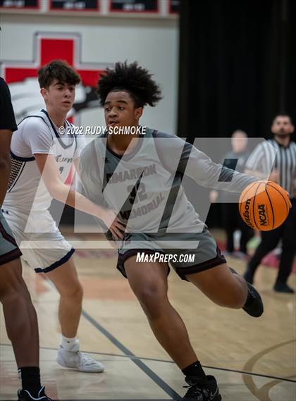 Thumbnail 2 in Cimarron-Memorial vs Oak Ridge (Torrey Pines Holiday Classic Tip-Off)  photogallery.