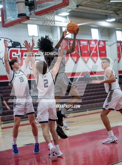 Thumbnail 3 in Cimarron-Memorial vs Oak Ridge (Torrey Pines Holiday Classic Tip-Off)  photogallery.