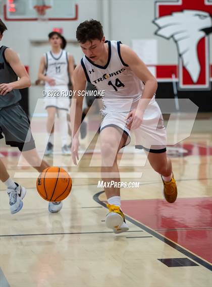 Thumbnail 2 in Cimarron-Memorial vs Oak Ridge (Torrey Pines Holiday Classic Tip-Off)  photogallery.