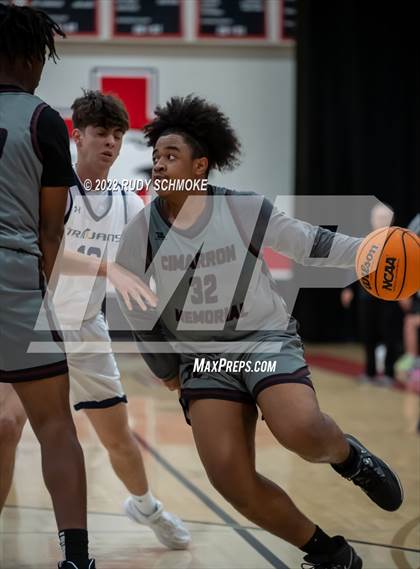 Thumbnail 3 in Cimarron-Memorial vs Oak Ridge (Torrey Pines Holiday Classic Tip-Off)  photogallery.