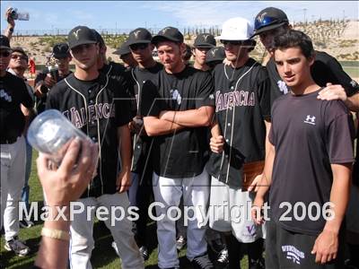 Thumbnail 1 in Valencia vs. Grossmont (Lions Invitational Premier Division Final) photogallery.