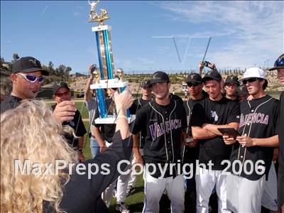 Thumbnail 3 in Valencia vs. Grossmont (Lions Invitational Premier Division Final) photogallery.