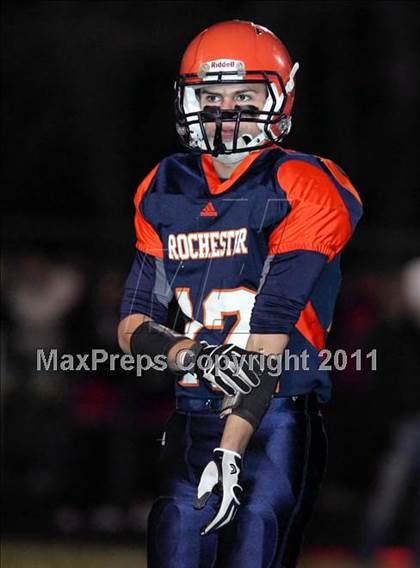Thumbnail 3 in Metamora vs. Rochester (IHSA Class 4A Semifinal) photogallery.