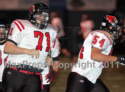 Thumbnail 3 in Metamora vs. Rochester (IHSA Class 4A Semifinal) photogallery.