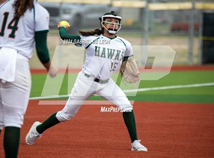 Thumbnail 1 in Harlingen South vs. Victoria East (UIL Softball 5A Region 4 Area - Game 2) photogallery.