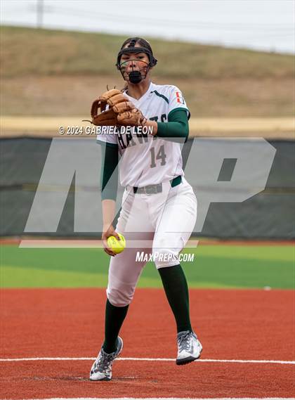 Thumbnail 3 in Harlingen South vs. Victoria East (UIL Softball 5A Region 4 Area - Game 2) photogallery.