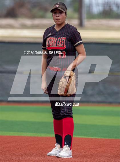 Thumbnail 1 in Harlingen South vs. Victoria East (UIL Softball 5A Region 4 Area - Game 2) photogallery.