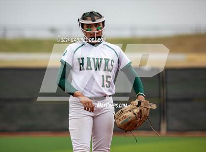 Thumbnail 3 in Harlingen South vs. Victoria East (UIL Softball 5A Region 4 Area - Game 2) photogallery.