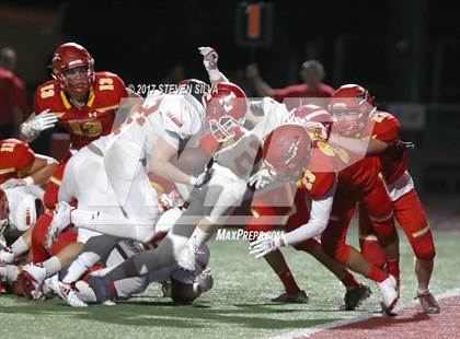 Thumbnail 2 in Orange Lutheran @ Cathedral Catholic (Honor Bowl) photogallery.