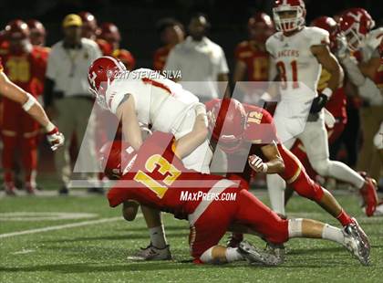 Thumbnail 2 in Orange Lutheran @ Cathedral Catholic (Honor Bowl) photogallery.