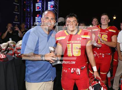 Thumbnail 3 in Orange Lutheran @ Cathedral Catholic (Honor Bowl) photogallery.