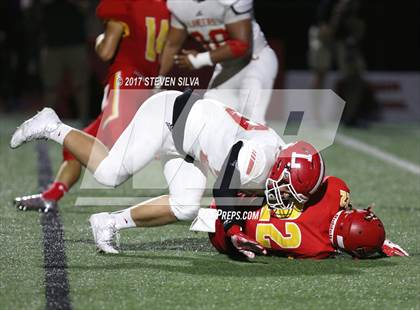Thumbnail 2 in Orange Lutheran @ Cathedral Catholic (Honor Bowl) photogallery.