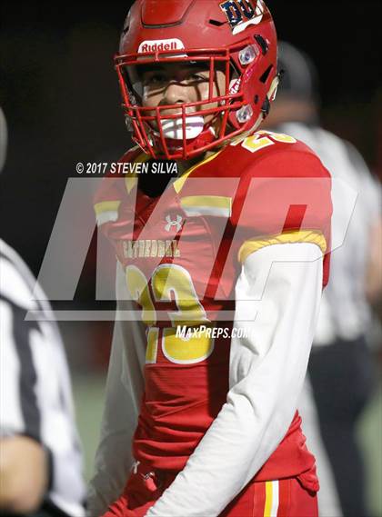 Thumbnail 2 in Orange Lutheran @ Cathedral Catholic (Honor Bowl) photogallery.
