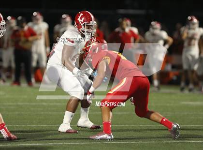 Thumbnail 2 in Orange Lutheran @ Cathedral Catholic (Honor Bowl) photogallery.
