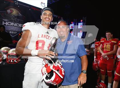 Thumbnail 2 in Orange Lutheran @ Cathedral Catholic (Honor Bowl) photogallery.