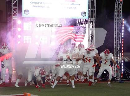 Thumbnail 2 in Orange Lutheran @ Cathedral Catholic (Honor Bowl) photogallery.