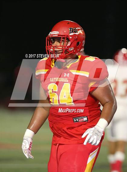 Thumbnail 2 in Orange Lutheran @ Cathedral Catholic (Honor Bowl) photogallery.