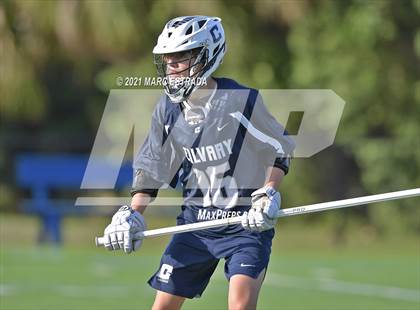Thumbnail 1 in Berkeley Prep vs. Calvary Christian (2021 Lacrosse District Championship Tournament) photogallery.