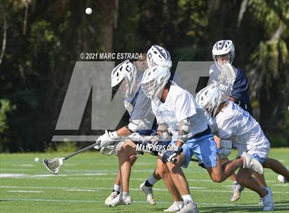 Thumbnail 3 in Berkeley Prep vs. Calvary Christian (2021 Lacrosse District Championship Tournament) photogallery.