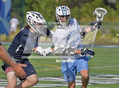 Thumbnail 3 in Berkeley Prep vs. Calvary Christian (2021 Lacrosse District Championship Tournament) photogallery.
