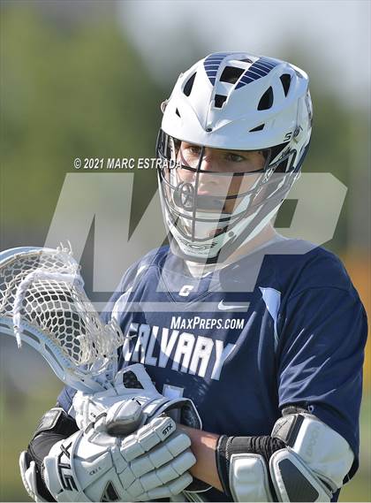 Thumbnail 2 in Berkeley Prep vs. Calvary Christian (2021 Lacrosse District Championship Tournament) photogallery.