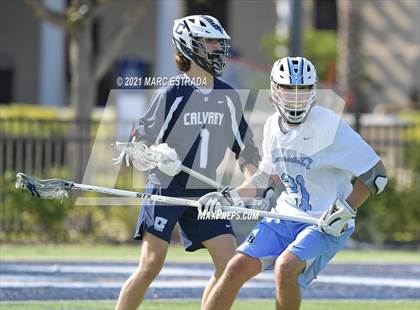 Thumbnail 2 in Berkeley Prep vs. Calvary Christian (2021 Lacrosse District Championship Tournament) photogallery.