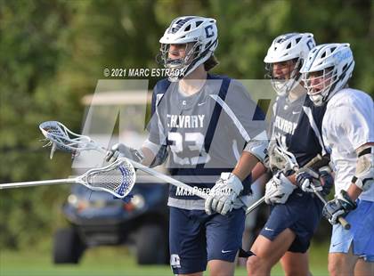Thumbnail 3 in Berkeley Prep vs. Calvary Christian (2021 Lacrosse District Championship Tournament) photogallery.