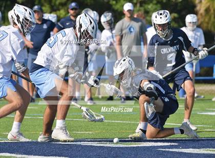 Thumbnail 1 in Berkeley Prep vs. Calvary Christian (2021 Lacrosse District Championship Tournament) photogallery.