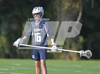 Thumbnail 3 in Berkeley Prep vs. Calvary Christian (2021 Lacrosse District Championship Tournament) photogallery.