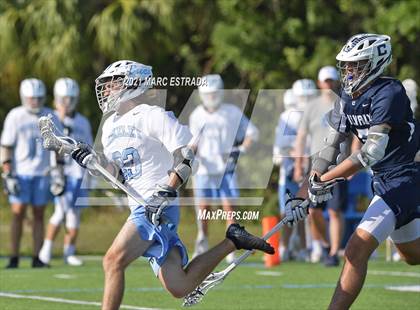 Thumbnail 2 in Berkeley Prep vs. Calvary Christian (2021 Lacrosse District Championship Tournament) photogallery.