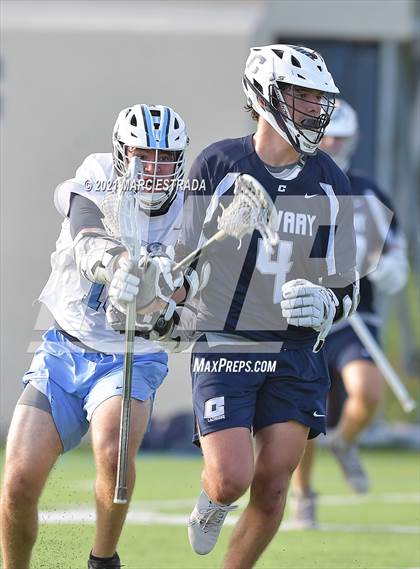 Thumbnail 3 in Berkeley Prep vs. Calvary Christian (2021 Lacrosse District Championship Tournament) photogallery.