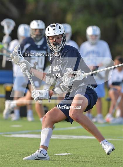 Thumbnail 2 in Berkeley Prep vs. Calvary Christian (2021 Lacrosse District Championship Tournament) photogallery.
