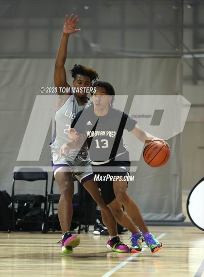 Thumbnail 1 in Moravian Prep vs Winston-Salem Christian photogallery.