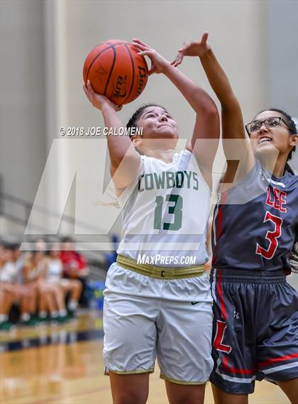Thumbnail 3 in McCollum vs Lee [Robert E.] (SAISD Basketball Tournament) photogallery.