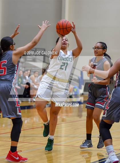 Thumbnail 3 in McCollum vs Lee [Robert E.] (SAISD Basketball Tournament) photogallery.