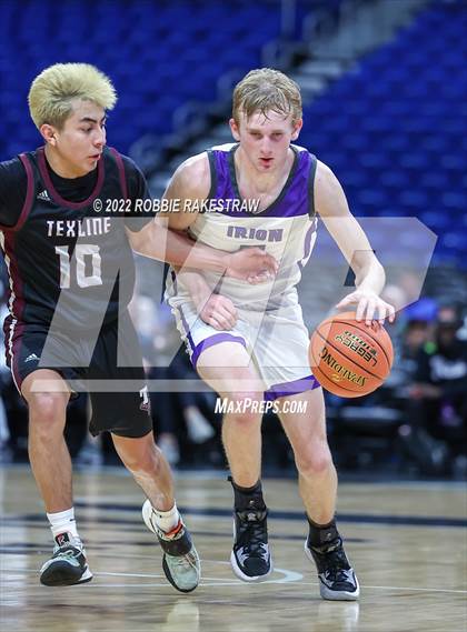 Thumbnail 3 in Irion County vs. Texline (UIL 1A State Semifinal) photogallery.