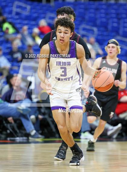 Thumbnail 2 in Irion County vs. Texline (UIL 1A State Semifinal) photogallery.