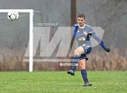 Thumbnail 2 in Portland vs Haddam-Killingworth (SLC Semifinal) photogallery.