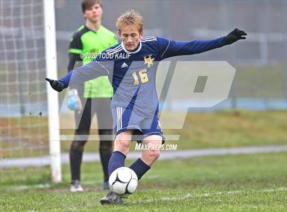 Thumbnail 3 in Portland vs Haddam-Killingworth (SLC Semifinal) photogallery.