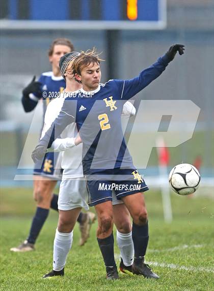 Thumbnail 3 in Portland vs Haddam-Killingworth (SLC Semifinal) photogallery.