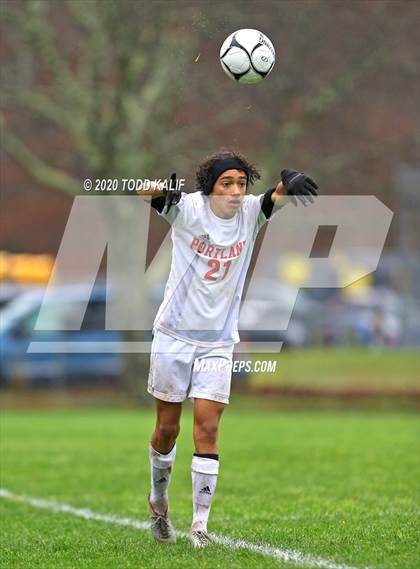Thumbnail 1 in Portland vs Haddam-Killingworth (SLC Semifinal) photogallery.