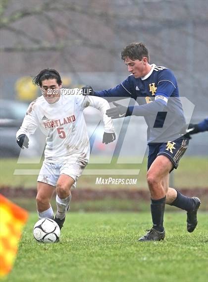 Thumbnail 1 in Portland vs Haddam-Killingworth (SLC Semifinal) photogallery.