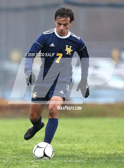 Thumbnail 3 in Portland vs Haddam-Killingworth (SLC Semifinal) photogallery.