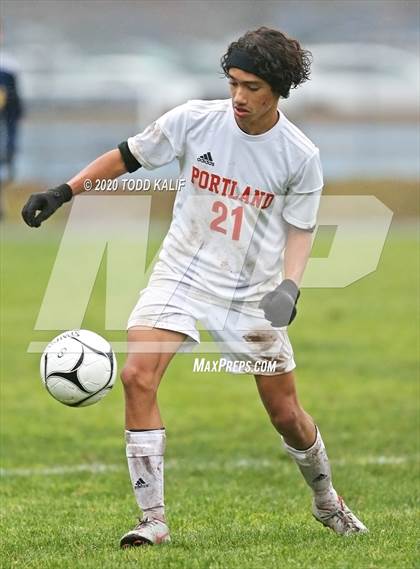 Thumbnail 3 in Portland vs Haddam-Killingworth (SLC Semifinal) photogallery.