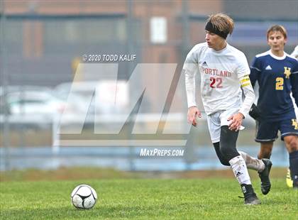 Thumbnail 2 in Portland vs Haddam-Killingworth (SLC Semifinal) photogallery.