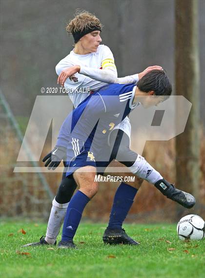 Thumbnail 2 in Portland vs Haddam-Killingworth (SLC Semifinal) photogallery.