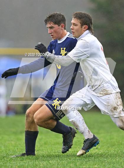 Thumbnail 2 in Portland vs Haddam-Killingworth (SLC Semifinal) photogallery.